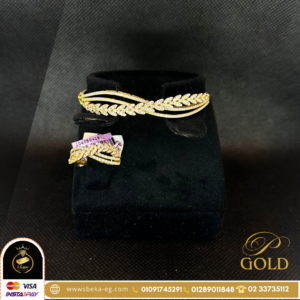 أسورة ذهب مودرن سوار ذهب مفتوح كف ذهب عريض غوايش ذهب 2025 محل ذهب في حدائق الأهرام سبيكة King Gold تصميم مجوهرات مودرن هدية ذهب للبنات شبكات ذهب عصرية